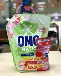 101OMO NGiặt T.Nhiên Ngọt Ngào 3.6kg (1+1OMO Viên Giặt 63g_6v)/4 Bộ