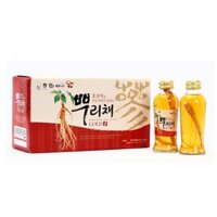 102132HỘP 10 CHAI Nước hồng sâm củ Korean Ginseng Drink With Root 120ml (Hàn Quốc)