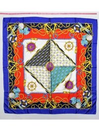 1031-Khăn-Lancel Paris vintage scarf (~85cm x 85cm)