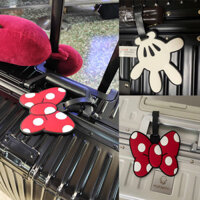 [1039 Bộ sưu tập người] Thẻ du lịch Chuột Mickey Hoạt hình Disney Dễ thương Trẻ em Schoolbag Tag Mặt dây chuyền Thẻ hành lý học sinh Thẻ lên máy bay 25.2.27