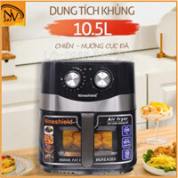 [10.5 LÍT] Nồi chiên không dầu NineShield Nhật Bản 15Lít 10.5 Lít, 9 lít, 8 lít, 7 lít - NCKH Nine Shield phiên bản 2025