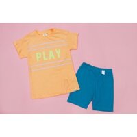 (105,110,120) Bộ hè dmebe11 play áo cam quần xanh