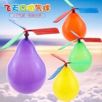 1058 Người Bộ Sưu Tập Bóng Bay Ngoài Trời Trẻ Em Đồ Chơi Nhỏ Bé Trai Bầu Trời Bay Tên Lửa Trực Thăng Tre Chuồn Bay Bóng Bay