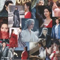 108 Tờ Sendai Youshu Trang Phục Cổ Truyền Hình Dán Ngôi Sao Hàng Hóa Deng Weixiang Hanzhi Nhãn Dán Giá Trị Cao Trang Trí Chống Thấm Nước20250218