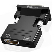 1080P Male to Female HDMI to VGA Adapter Audio Cable Converter for Laptop TV Box Projector Laptop