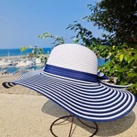 [1089 Đánh Giá Tích Cực] Mũ Rơm Mới Dành Cho Phụ Nữ, Mũ Chống Nắng Mùa Hè Đi Biển, Mũ Rộng Vành, Mũ Chống Nắng Gấp Gọn, Mũ Phong Cách Hepburn Mát Mẻ