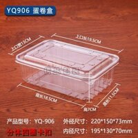 1091% đánh giá tích cực nhựa dùng một lần past91% Khen ngợi dùng một lần nhựa trong suốt Bánh ngọt Hộp kín Bánh quy Bánh trung thu Hộp đóng gói bánh ngọt đào Hộp đóng gói cuộn trứng 08.32
