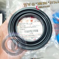 10cái Phốt chà máy cày NIKONE TCW 65*100/105*12/14.5, phụ tùng phớt giàn xới, máy cắt liên hợp Kubota Yanmar John Deere