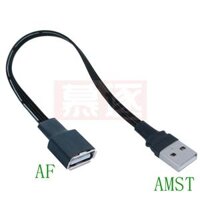 10cm 20cm 50CM USB 2.0 A Male to Female 90 Angled Cáp nối dài USB2.0 đực sang phảitráixuốnglên Cáp màu đen Chiều dài cáp 0,1M