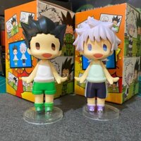 10cm HUNTER X HUNTER Killua Zoldyck GON FREECSS Hình PVC Tượng Bộ Sưu Tập Mô Hình