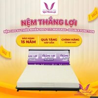 10cm-  Nệm 100% Cao Su Thiên Nhiên Thắng Lợi Titi Massage Double Function- 10cm