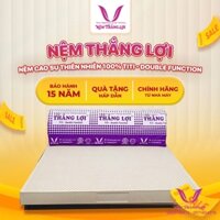 (10cm) Nệm Cao Su Thiên Nhiên 100% TITI – DOUBLE FUNCTION-Dùng Được 2 Mặt Nệm-Tăng Gấp Đôi Độ Đàn Hồi