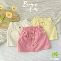 (10kg - 22kg) Chân váy kaki kèm chíp cho bé gái Bernie