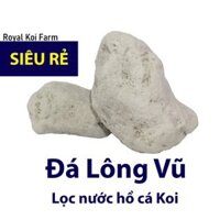 10kg Đá Lông Vũ - Nham Thạch Trắng - Vật Liệu Lọc Hồ Cá