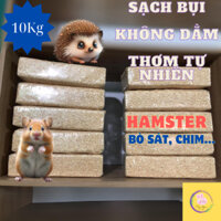 (10Kg) Mùn cưa nén thơm hương tự nhiên lót chuồng Hamster, bọ ú...