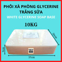 10kg Phôi Xà Phòng Glycerin 10kg SavonA - Glycerin Melt & Pour Soap Base 10kg - Phôi Làm Xà Bông