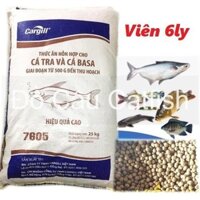 10kg Thức ăn Cá Tra Cargill 7605 18% đạm Thức Ăn Cá Chép Koi Thức Ăn Cá Trê Mồi Câu Cá Tra thức ăn cá chép