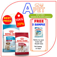 [10kg]Hạt Royal Canin Medium Puppy 10kg Cho Chó Con Medium Adult 10kgCho Chó Trưởng Thành Size Vừa-APET VIỆT NAM