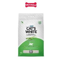 10L - Cát vệ sinh Bentas Cat's White Aloe Vera Scented Natural Bentonite Clumping Cat Litter - Hương Nha Đam Petmall