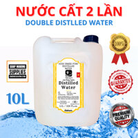 10L NƯỚC CẤT 2 LẦN, NƯỚC CẤT 1 LẦN, NƯỚC SIÊU TINH KHIẾT, DOUBLE DISTILLED WATER 10L SAVONA