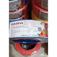 10m, 20m, 30m, 40m, 50m Dây điện đôi Cadivi, dây cáp điện đôi Cadivi 2x30 (2x1.5mm2) lõi đồng bọc nhựa PVC