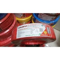 10m, 20m, 30m, 40m, 50m Dây điện đôi Cadivi, dây cáp điện đôi Cadivi 2x50 (2x2.5mm2) lõi đồng bọc nhựa PVC