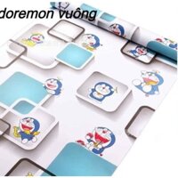 10m Giấy dán tường Doreamon ô vuông có sẵn keo khổ rộng 45cm