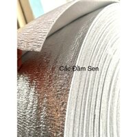 10m xốp PE OPP tráng bạc dày 3mm x 10m cách nhiệt chống nắng nóng, lót sàn gỗ, làm chiếu ngủ trưa văn phòng