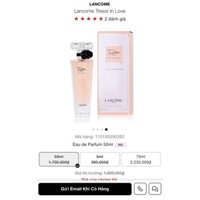 10ml  nước hoa lancome tresor in love