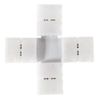 10mm +/T/L Shape 2 Pin 5050 PCB LED Strip Corner Connector for Single Color Lighting