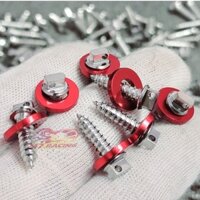 10Ốc áo Ya Xoắn 5li15 salaya mẫu Thái Trụ TH RIN tặng kèm long đền Đỏ gắn dàn áo Các loại xe máy Sirius Wave Dream