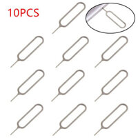 10Pcs Anti-Lost Eject Sim Cards Tray Open Pin Needle Key Tool Ejetor For IPhone IPad Mobile Smartphone SIM Remover Acces