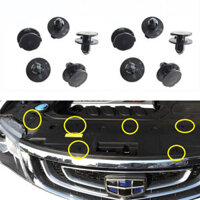 10PCS Car Radiator Top Guard Fender Liner Snap For Geely Atlas Boyue NL3 Proton X70 Emgrand X7 Sport EC8 E8 GT GC9 Borui