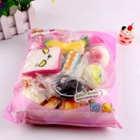 10pcs Medium mini Soft Bread Toys Key shop squishy