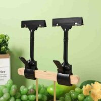 10pcs Price Tag Holder Clip Pop Card Stand Advertising Display Product Label Rack Supermarket