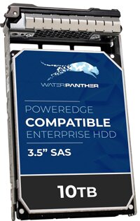 10TB SAS 12Gb/s 512e 7.2K RPM 3.5" HDD for Dell PowerEdge Server | Enterprise Hard Drive in 13G Tray | Compatible with 400-ANVL 0DW6D9 007FPR 0...