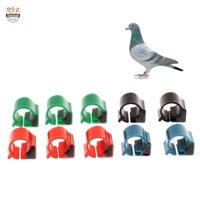 10x 9 MM Bồ Câu Chân Nhẫn Bồ Câu Chim Gia Cầm Điện Tử Chip Nhẫn Thẻ