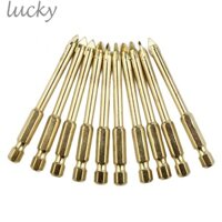 10x / bộ 6mm Titan Siêu Cứng Hợp Kim Gốm Ngói Thủy Tinh Mũi Khoan Đầu Giáo