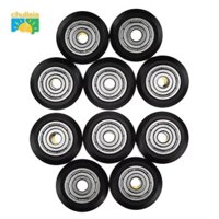 10x Chất liệu POM Bánh răng ròng rọc lớn tròn có vòng bi cho máy in 3D