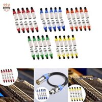 10x Đầu Nối Cáp XLR Hợp Kim Nam Nữ Hiệu Quả Mic Cáp Cắm Cho Studio DJ Đảng Giải Trí Phát Sóng Trực Tiếp Hát