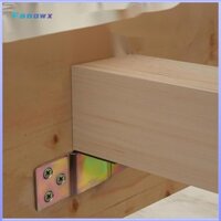 10x Giá đỡ đường ray giường Phần cứng Khung giường Kết nối Hỗ trợ Dễ dàng lắp đặt Bản lề giường cố định kim loại chuyên nghiệp