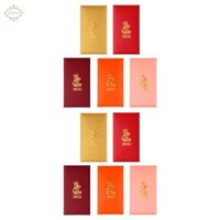 10x Phong Bì Đỏ Cho Tết Nguyên Đán 2025, Rắn, Hồng Bảo, Tiệc Giáng Sinh,