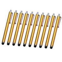 10x Universal Capacitive Touch Screen Stylus Pen for - Golden