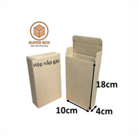 10x4x18(cm) Combo 100 Hộp carton nắp gài đóng gói hàng.