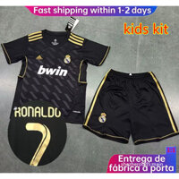 11-12 Real Madrid Áo bóng đá dài tay RONALDO KAKA KIDS KIT Áo bóng đá