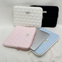 11 / 13 / 15 inch Phong Cách Hàn Quốc Đáng Yêu Túi Laptop Di Động Dây Kéo Mềm Tay Máy Tính Dành Cho M4 M3 M2 M1 MacBook Air 11 13 15 Pro 13 14 16 "/ HP / Dell / Acer
