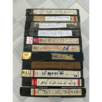 11 Băng VHS phim lẻ có Tiếng Việt