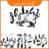 11 Bộ mô hình chim cánh cụt Bắc Cực phức tạp dành cho trẻ em có động vật Đại dương thực tế