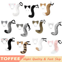 11 Màu Mèo Dễ Thương Tai Cosplay Đạo Cụ Gợi Cảm Lông Mèo Đen Trắng Cáo Mũ Đuôi Cho Người Phụ Nữ Halloween Trang Phục