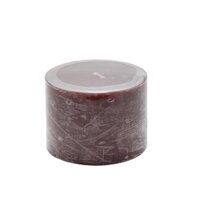 11 màu Nến trụ tròn không mùi D7H5 Eden Candle FTRAMART EDC0160 - tùy chọn nhiều màu sắc, đường kính 7 cm, cao 5 cm, dùng trang trí - Nâu